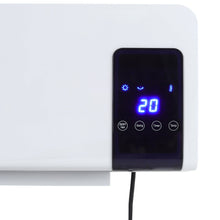 Load image into Gallery viewer, Wall Mounted White Electric Heater with Remote Control Space Heaters Living and Home