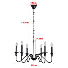 Load image into Gallery viewer, Vintage Style Candle Pendant Light Living and Home