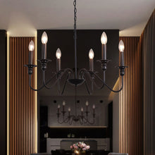 Load image into Gallery viewer, Vintage Style Candle Pendant Light Living and Home 6-Light