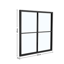 Load image into Gallery viewer, Classic Window Mirror Wall Accent Metal Framed Mirror Mirrors Living and Home