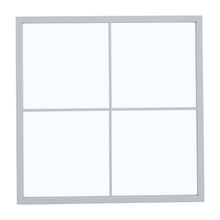 Load image into Gallery viewer, Classic Window Mirror Wall Accent Metal Framed Mirror Mirrors Living and Home White
