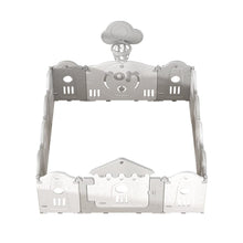 Load image into Gallery viewer, Folding Baby Play Pen Basketball Hoop and Mat Kids Activity Center Play Yards Living and Home