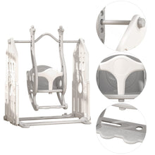 Load image into Gallery viewer, 110cm H Grey Floor Standing Toddler Swing for Kids Swing & Slide Living and Home