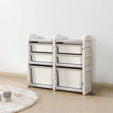 Load image into Gallery viewer, Kids Storage Cabinet for Toys Clothes Books Plastic Organizer Kids' Furniture Living and Home