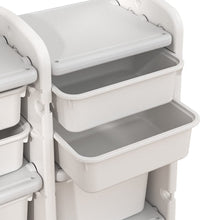 Load image into Gallery viewer, Kids Storage Cabinet for Toys Clothes Books Plastic Organizer Kids' Furniture Living and Home