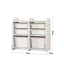Load image into Gallery viewer, Kids Storage Cabinet for Toys Clothes Books Plastic Organizer Kids' Furniture Living and Home