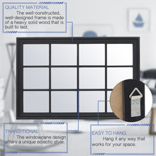 Load image into Gallery viewer, Home Decor Wall Mirror Black Framed Hanging Wall Decoration Wall Mirrors Living and Home