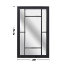 Load image into Gallery viewer, Hanging Decor Wall Mirror Modern Black Framed Wall Decoration Wall Mirrors Living and Home