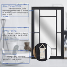 Load image into Gallery viewer, Hanging Decor Wall Mirror Modern Black Framed Wall Decoration Wall Mirrors Living and Home