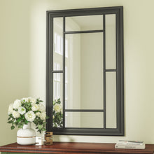 Load image into Gallery viewer, Hanging Decor Wall Mirror Modern Black Framed Wall Decoration Wall Mirrors Living and Home