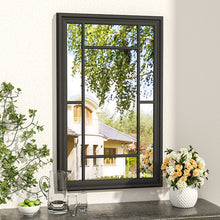 Load image into Gallery viewer, Hanging Decor Wall Mirror Modern Black Framed Wall Decoration Wall Mirrors Living and Home