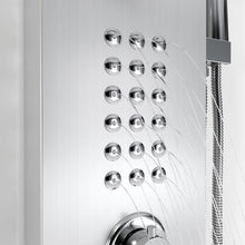 Load image into Gallery viewer, 5 Function Silver Shower Panel Bathroom Shower System with Hand Shower Head Shower Systems Living and Home