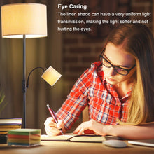 Load image into Gallery viewer, 2-Light Floor Standing Lamp with Adjustable Head Floor Lamps Living and Home