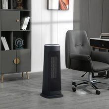 Load image into Gallery viewer, Intellectual Black Electric PTC Ceramic Heater with Remote Control Freestanding Patio Heaters Living and Home