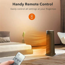Load image into Gallery viewer, Intellectual Black Electric PTC Ceramic Heater with Remote Control Freestanding Patio Heaters Living and Home