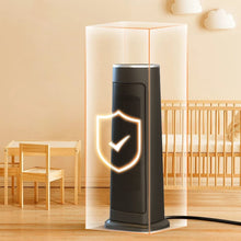 Load image into Gallery viewer, Intellectual Black Electric PTC Ceramic Heater with Remote Control Freestanding Patio Heaters Living and Home