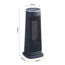 Load image into Gallery viewer, Intellectual Black Electric PTC Ceramic Heater with Remote Control Freestanding Patio Heaters Living and Home