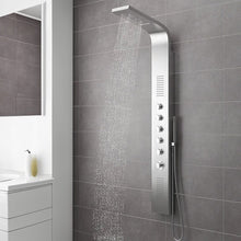 Load image into Gallery viewer, Bathroom Silver Stainless Steel Shower Tower Panel Shower Systems Living and Home