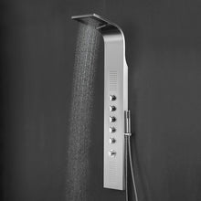 Load image into Gallery viewer, Bathroom Silver Stainless Steel Shower Tower Panel Shower Systems Living and Home