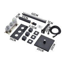 Load image into Gallery viewer, Chrome Square/Round Thermostatic Handshower and Showerhead Mixer Set Shower Systems Living and Home