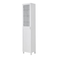Load image into Gallery viewer, 190cm H White 2-Door Tall Bathroom Cabinet Bathroom Cabinets Living and Home