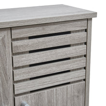 Load image into Gallery viewer, Livingandhome 600x492mm Wooden Bathroom Mirror Wall Cabinet