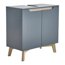 Load image into Gallery viewer, Grey Freestanding Under Sink Storage Cabitnet Living and Home