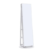 Load image into Gallery viewer, White Rotating Jewelry Organizer Cabinet with Mirror Living and Home