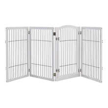 Load image into Gallery viewer, 4-Panel Wooden Folding Pet Playpen Pet Playpens Living and Home