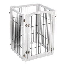 Load image into Gallery viewer, 4-Panel Wooden Folding Pet Playpen Pet Playpens Living and Home