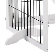 Load image into Gallery viewer, 4-Panel Wooden Folding Pet Playpen Pet Playpens Living and Home