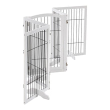 Load image into Gallery viewer, 4-Panel Wooden Folding Pet Playpen Pet Playpens Living and Home