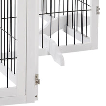 Load image into Gallery viewer, 4-Panel Wooden Folding Pet Playpen Pet Playpens Living and Home