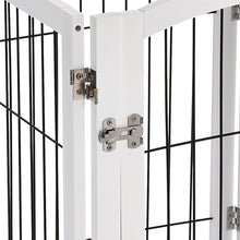 Load image into Gallery viewer, 4-Panel Wooden Folding Pet Playpen Pet Playpens Living and Home