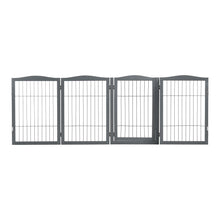 Load image into Gallery viewer, 4-Panel Wooden Folding Pet Playpen Pet Playpens Living and Home