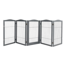 Load image into Gallery viewer, 4-Panel Wooden Folding Pet Playpen Pet Playpens Living and Home
