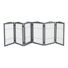 Load image into Gallery viewer, 4-Panel Wooden Folding Pet Playpen Pet Playpens Living and Home