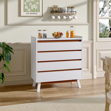 Load image into Gallery viewer, 4-Tier Bedroom Chest Storage Cabinet Living and Home