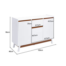 Load image into Gallery viewer, White Storage Sideboard with Drawer Living and Home