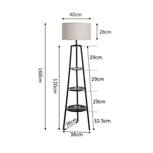 Load image into Gallery viewer, 3 Circular Shelves Floor Standing Lamp With The Foot Switch Floor Lamps Living and Home