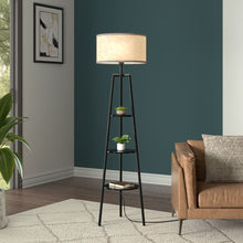 Load image into Gallery viewer, 3 Circular Shelves Floor Standing Lamp With The Foot Switch Floor Lamps Living and Home