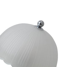 Load image into Gallery viewer, Crystal Table Lamp with Scalloped Lampshade