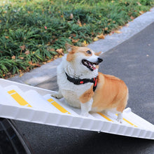 Load image into Gallery viewer, Folding Portable Dog Pet Stairs Ramp White Living and Home