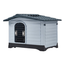 Load image into Gallery viewer, Large Dog Kennel Outdoor Indoor Pet Plastic Garden House Dog Houses Living and Home