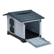Load image into Gallery viewer, Large Dog Kennel Outdoor Indoor Pet Plastic Garden House Dog Houses Living and Home