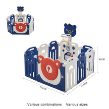 Load image into Gallery viewer, Baby Playpen Kids Safety Gate with Basketball Hoop Kids Basketball Hoops Living and Home
