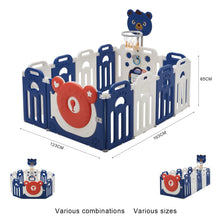 Load image into Gallery viewer, Baby Playpen Kids Safety Gate with Basketball Hoop Kids Basketball Hoops Living and Home