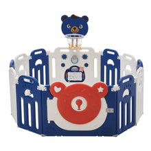 Load image into Gallery viewer, Baby Playpen Kids Safety Gate with Basketball Hoop Kids Basketball Hoops Living and Home