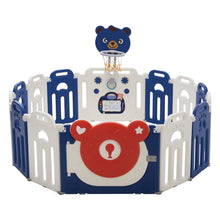 Load image into Gallery viewer, Baby Playpen Kids Safety Gate with Basketball Hoop Kids Basketball Hoops Living and Home
