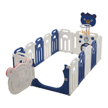 Load image into Gallery viewer, Baby Playpen Kids Safety Gate with Basketball Hoop Kids Basketball Hoops Living and Home